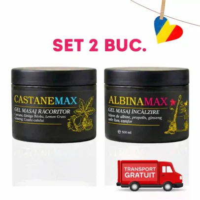 pachet geluri naturale Albina Max Castane Max