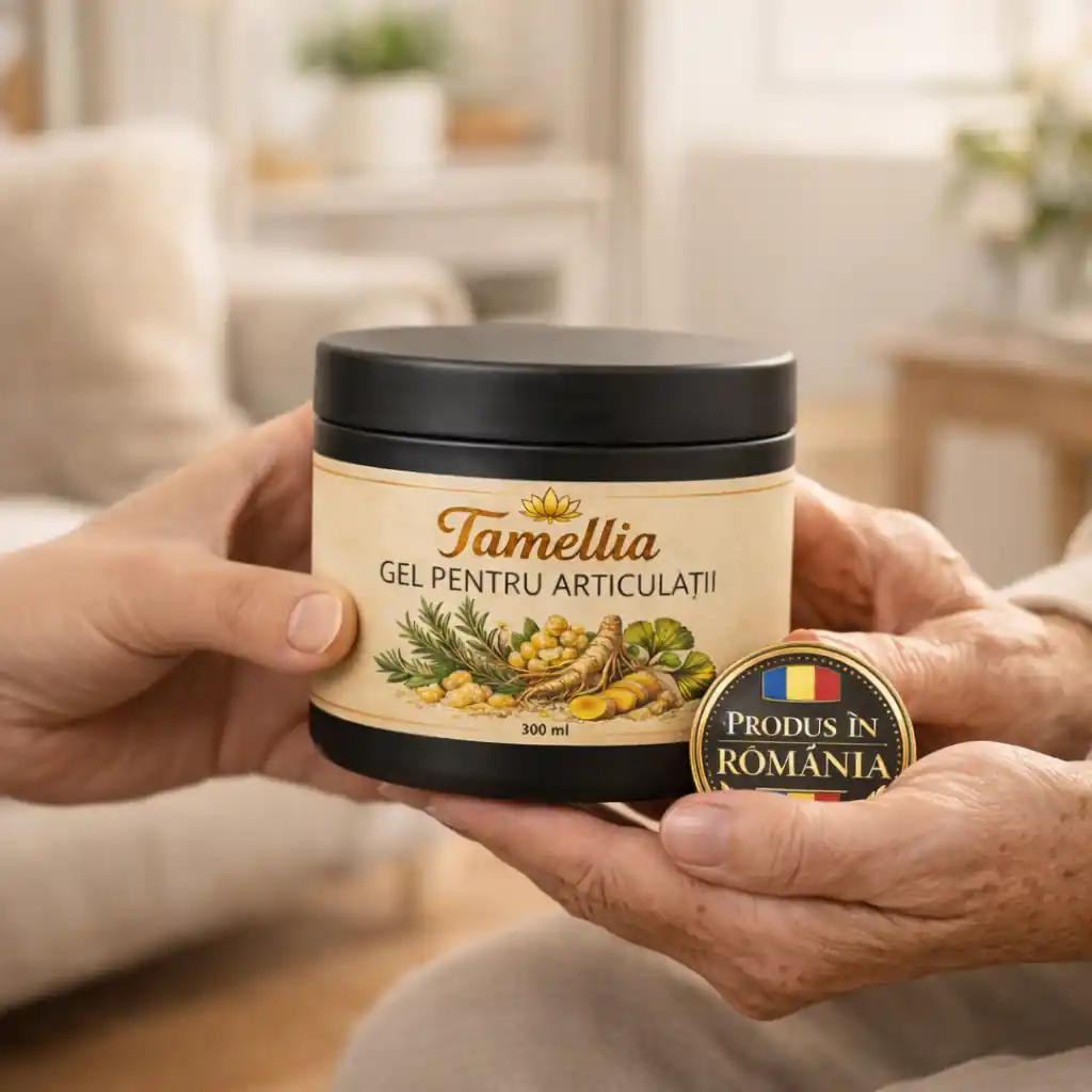 îngrijirea articulațiilor la seniori cu gel antiinflamator natural românesc