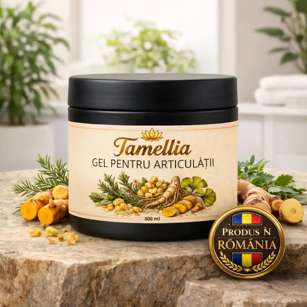 gel natural pentru dureri articulare Ortofino produs în România prezentare premium