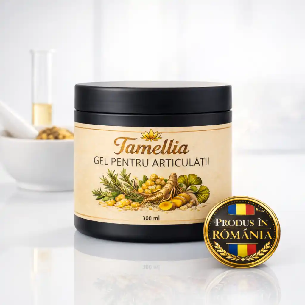 gel natural pentru dureri articulare Ortofino produs în România prezentare premium